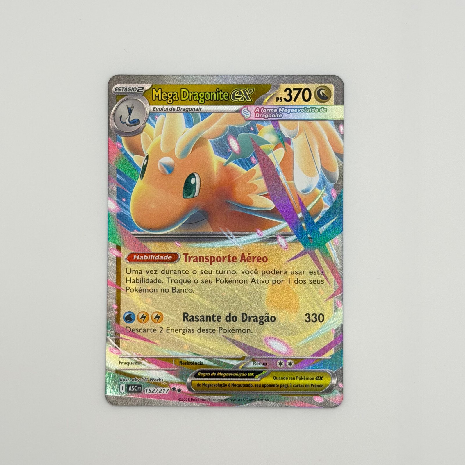 Mega Dragonite EX (152/217) PTBR - NM
