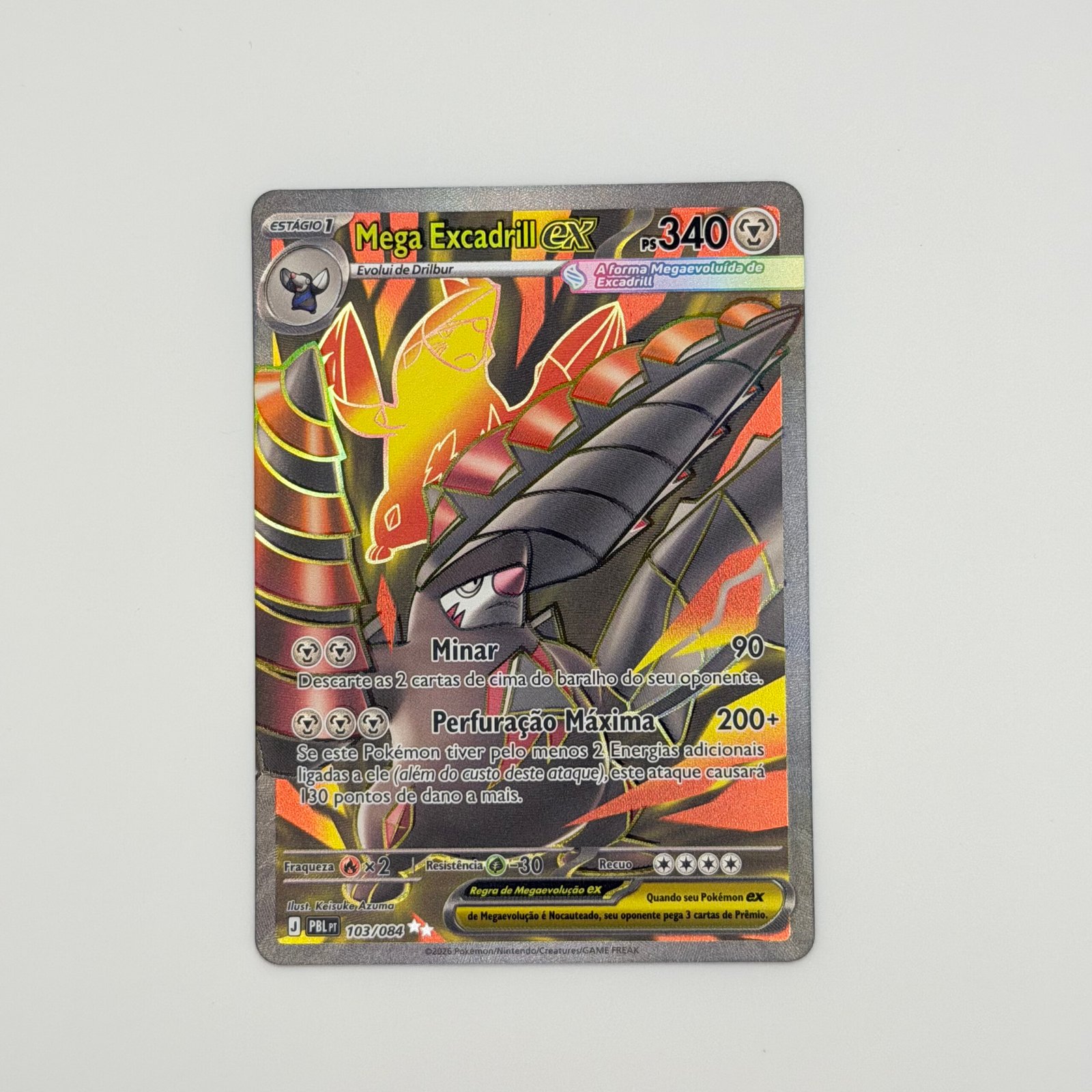 Mega Excadrill EX (103/084) PTBR - NM