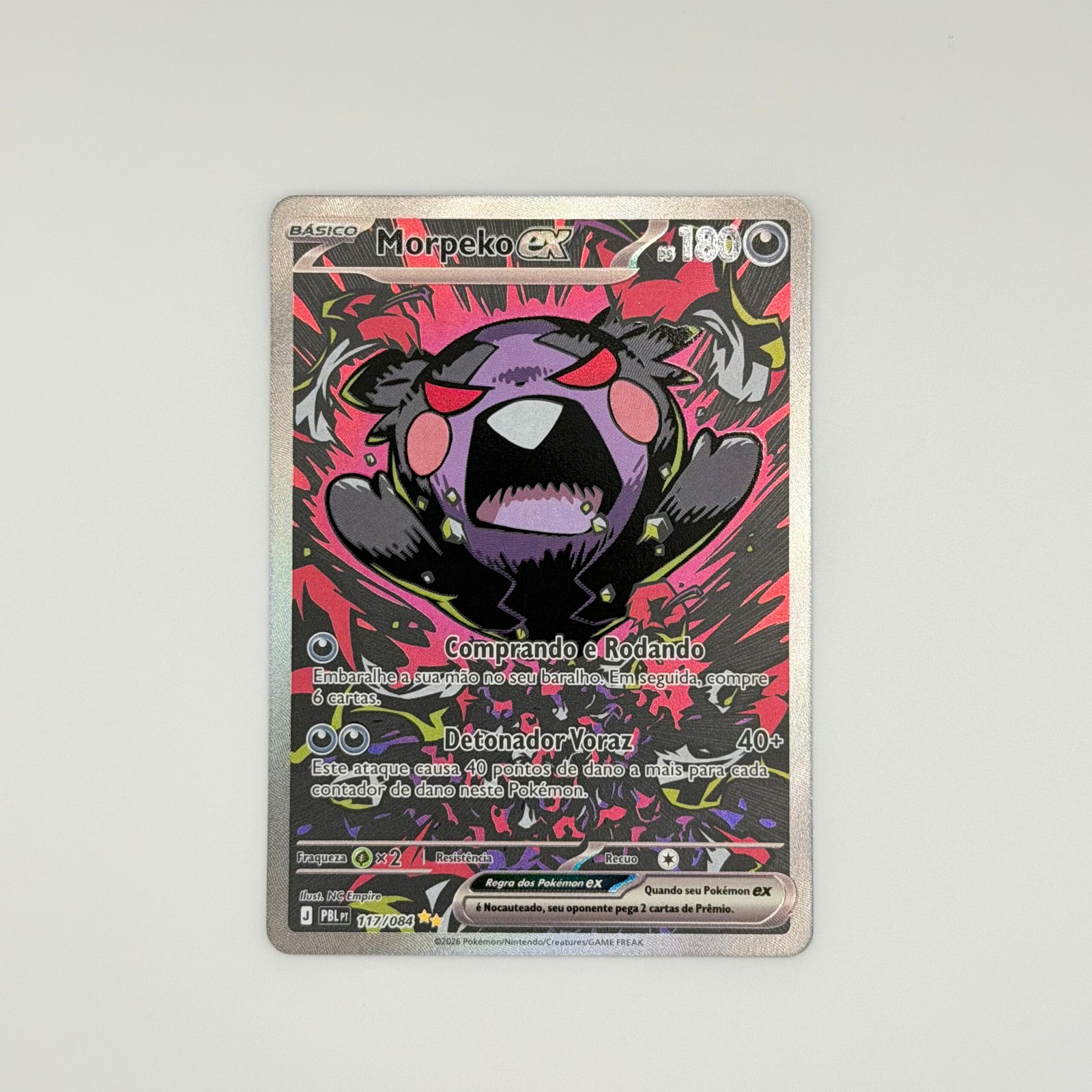 Morpeko EX (117/084) PTBR - NM