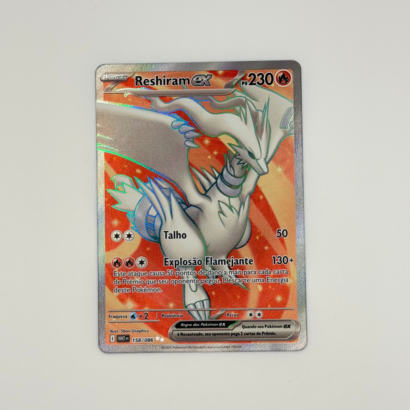 Reshiram EX (158/086) PTBR - NM